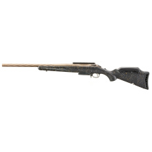 American Generation II Prairie, Bolt Action Rifle, 6.5 Creedmoor, 20" Threaded Barrel, 5/8x24" Thread Pitch, 1:8 Twist, Cerakote Finish, Bronze, Black Splatter Synthetic Stock, Manual Safety, Picatinny Rail, 3 Rounds, 1 Magazine 46973