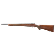 Hawkeye Hunter, Bolt-Action Rifle, 243 Winchester, 16.6" Steel Barrel, Satin Stainless Finish, 5/8X24 Thread Pitch, American Walnut Stock, 4 Rounds 67106