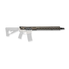 Complete Upper, 223 Wylde, 17.5" Barrel, 1:8 Twist, SilencerCo ASR Flash Hider, Intermediate Length Gas, 17" MLOK Handguard, Radian Raptor-SD Charging Handle, Radian Enhanced Bolt Carrier Group, Cerakote Finish, Brown, Fits AR-15 R0479