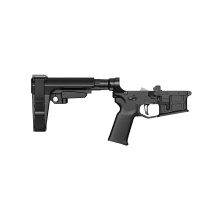 A-DAC 15, Semi-automatic, Complete Lower Receiver, 223 Remington/5.56 NATO, Radian Talon Ambidextrous Safety, SBA3 Pistol Stabilizing Brace, Cerakote Finish, Radian Black, Magpul K2 Pistol Grip R0847