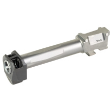 RAMJET Fluted Barrel with AFTERBURNER Muzzle Brake, 9MM, Radianite Finish, Black/Gray, INTRA-LOK Mounting System, Fits Glock 19 Gen 3 R0873