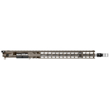Complete Upper, 6MM ARC, 18" Barrel, 1:7 Twist, Dead Air KeyMo Muzzle Brake, Rifle Length Gas, 17" MLOK Handguard, Radian Raptor-SD Charging Handle, Radian Enhanced Bolt Carrier Group, Cerakote Finish, Brown R0904