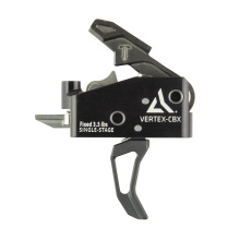 Vertex CBX Curved, Trigger, Black Trigger, Silver Hammer, Fits AR Rifles R0927