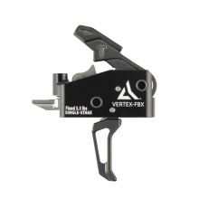 Vertex CBX Flat, Trigger, Black Trigger, Silver Hammer, Fits AR Rifles R0928