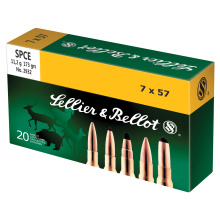 Rifle, 7X57, 173 Grain, Soft Point Cut-Through Edge, 20 Round Box SB757C