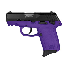 CPX-1 Gen 3, Double Action Only, Semi-automatic, Polymer Frame Pistol, Compact, 9MM, 3.1" Barrel, Matte Finish, Black Slide, Purple Frame, Ambidextrous Safety, 3 Dot Sights, 10 Rounds, 2 Magazine CPX-1CBPUG3