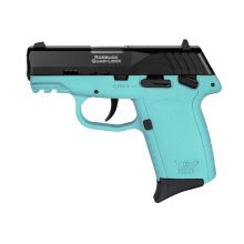 CPX-1 Gen 3, Double Action Only, Semi-automatic, Polymer Frame Pistol, Compact, 9MM, 3.1" Barrel, Matte Finish, Black Slide, Blue Frame, Ambidextrous Safety, 3 Dot Sights, 10 Rounds, 2 Magazine CPX-1CBSBG3