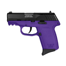 CPX-2 Gen 3, Double Action Only, Semi-automatic, Polymer Frame Pistol, Compact, 9MM, 3.1" Barrel, Matte Finish, Black Slide, Purple Frame, Ambidextrous Safety, 3 Dot Sights, 10 Rounds, 2 Magazines CPX-2CBPUG3