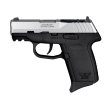 CPX-2 Gen 3, Semi-automatic Pistol, Double Action Only, Compact Polymer Frame, 9MM, 3.1" Barrel, Matte Finish, Natural Stainless Slide, Black Frame, 3 Dot Sights, Opstics Ready, 10 Rounds, 2 Magazines CPX-2TTBKRDRG3
