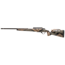 Element Hunter M3, Bolt Action Rifle, 300 PRC, 22" Carbon Fiber Barrel, 1:10 Twist, Threaded 5/8X24 with Hunter Muzzle Brake, Anodized Finish, Black, Seekins Precision Havak Hunter Chassis, Woodland Shadow, TriggerTech Trigger, 3 Rounds 0011