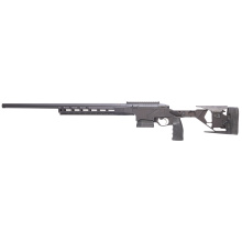 HIT PRO M3, Bolt Action Rifle, 22 Creedmoor, 24" Threaded Barrel, 5/8x24" Thread Pitch, Black, Flat Dark Earth Adjustable Aluminum Chassis, Folding Stock, Manual Safety, 3 Rounds, 1 Magazine 11710513F