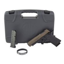 1911 X Carry, 1911, Semi-automatic, Metal Frame Pistol, Full Size, 45 ACP, 4.2" Barrel, Matte Finish, Black and Bronze, G10 Grip, X-RAY3 Day/Night Sights, Optic Ready, Manual Safety, 8 Rounds, "Freedom" Engraving on Slide, 2 Magazines 1911XCA-45-FBZXR3P
