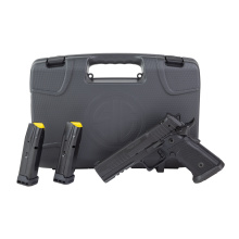 P211 GT5, Semi-automatic, Single Action Only, Metal Frame Pistol, Full Size, 9MM, 5" Bull Barrel, Nitron Finish, Black, Black G10 Grips, Optic Ready with SIG-LOC PRO Footprint, XRAY3 Day/Night Front Sight, Black Fixed Rear Sight, Ambidextrous Safety, 10