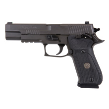 P220, Legion, Single Action Only, Semi-automatic, Metal Frame Pistol, Full Size, 10MM, 5" Barrel, Alloy, Legion Gray, G10 Grips, XRAY3 Day/Night Sights, Optic Ready, Manual Thumb Safety, 8 Rounds, 3 Magazines 220R5-10-LEGION-SAO-R2