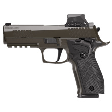 P226, X-Series Legion, Semi-automatic, Single Action Only, Metal Frame Pistol, Full Size, 9MM, 4.4" Barrel, Cerakote Finish, Legion Gray, Sig-Loc Pro Romeo-X Compact Optic, Sig-Loc Pro Footprint Optics Ready Slide, X-Ray 3 Night Sights, Manual Safety, G1