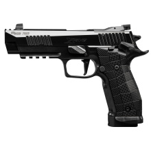 P226, XFIVE Reserve, Semi-automatic, Single Action Only, Metal Frame Pistol, Full Size, 9MM, 4.4" Barrel, High Polish Finish, Optics Ready, Aluminum Grips, X-RAY3 3-Dot Tritium Sights, Compensator, 20 Rounds, 3 Magazines 226X5-9-CW-RES