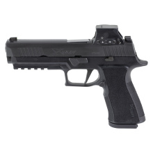 P320-XTEN, Semi-automatic, Striker Fired, Polymer Frame Pistol, Full Size, 10MM, 5" Barrel, Nitron Finish, Black, SIG-LOC Pro Red Dot, XRAY3 Day/Night Sights, X Full Size Polymer Grips, 15 Rounds, 2 Magazines 320X5-10-BXR3-RXSL