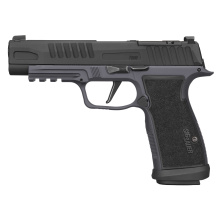 P365 AXG Fuse, Striker Fired, Semi-automatic, 9MM, 4.3" Barrel, Matte Finish, Black and Gray, AXG Modular Grip, Fiber Optic Front Sight, 3 Magazines, (2)-21 Round, (1)-17 Round 365AXGF-9-GYFO