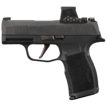P365X, Striker Fired, Semi-automatic, Polymer Frame Pistol, Sub-Compact, 9MM, 3.1" Barrel, Matte Finish, Black, XRAY3 Day/Night Sights, Romeo-X SIG-LOC Compact Optic, 10 Rounds, 2 Magazines 365X-9-BXR3-RXSL-10