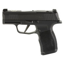 P365X, Striker Fired, Polymer Frame Pistol, Subcompact, 9MM, 3.1" Barrel, Matte Finish, Black, X-Ray 3 Night Sights, Optic Ready, 12 Rounds, 2 Magazines, Includes Texas Ranger Engraving on Slide and Challenge Coin 365X-9-BXR3P-TR