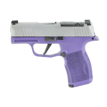 P365X Fortunate Son, Semi-automatic, Striker Fired, Polymer Frame Pistol, Sub-compact, 3.1" Barrel, Nitron Finish, Stainless Steel Slide, Optics Ready, X-RAY3 Day/Night Sights, Polymer Grips, 12 Rounds, 2 Magazines 365X-9-TXR3-PR
