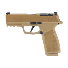 P365-XMACRO, X Series, Striker Fired, Semi-automatic, Polymer Framed Pistol, Sub-Compact, 9MM, 3.7" Barrel, Cerakote Finish, Coyote, XRAY3 Day/Night Sights, SIG-LOC Optics Ready Slide, 17 Rounds, 3 Magazines 365XCA-9-CXR3