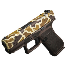P365 Fuse, Semi-automatic, Striker Fired, Polymer Frame Pistol, Compact, 9MM, 4.3" Barrel, Custom Duck Camo Cerakote by Shark Coast Tactical, Sig Sauer LXG Grip, Fiber Optic Front and Low Profile Combat Rear Sights, (2)-21 Round Magazines and (1)-17 Roun