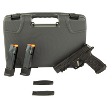 P365 FUSE, Striker Fired, Semi-automatic, Sub-compact, Polymer Frame Pistol, 9MM, 4.3" Barrel, Matte Finish, Black, Sig LXG Grip, Fiber Optic Front and Black Serrated Rear Sights, Optic Ready, Flared Magwell, 3 Magazines, (2)-21 Round and (1)-17 Round Ma