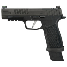 P365 FUSE, Striker Fired, Semi-automatic, Sub-compact, Polymer Frame Pistol, 9MM, 4.3" Barrel, Matte Finish, Black, Sig LXG Grip, SIG-LOC Compact, Fiber Optic Front with Black Serrated Rear Sights, 3 Magazines, (2)-21 Round and (1)-17 Round Magazines, Fl