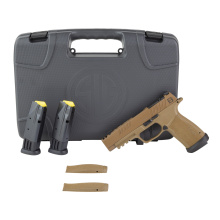 P365XF DH3, Striker Fired, Semi-automatic, Polymer Frame Pistol, 9MM, 3.7" Barrel, Cerakote Finish, Coyote, X-RAY3 Day/Night Sights, Optic Ready with SIG-LOC Compact Footprint, Slide Integrated Expansion Chamber, 3 Magazines, 10 Rounds 365XF-9-DH3-10