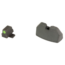 XRAY3, Handgun Sight, Fits Sig Sauer P211, Matte Finish, Black with Green Ring, Suppressor Height, Tritium Front Sight, Blacked Out Rear Sight 8902040