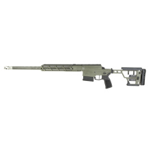 CROSS SAWTOOTH, Bolt Action Rifle, 22 Creedmoor, 20" Proof Research Carbon Fiber Barrel, Radial Muzzle Brake, Cerakote Finish, Moss Green, ARCA M-LOK Handguard, Folding Adjustable Precision Stock, Adjustable Match Trigger, 5 Rounds, 1 Magazine CROSS-22CM