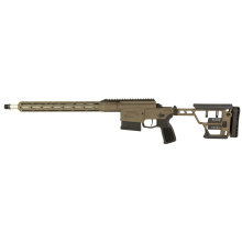 Cross Rifle, Bolt-action, 308 Winchester, 16" Stainless Steel Threaded Barrel, 5/8X24 Thread Pitch, Tapered Shoulder, Cerakote Finish, Bronze, Folding Precision Adjustable Stock, 20 MOA Picatinny Rail, 5 Rounds, 1 Magazine, 2-Stage Adjustable Match Trigg