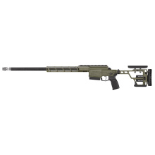 Cross Sawtooth, Bolt Action Rifle, 6.5PRC, 22" Proof Research Carbon Fiber Barrel, Threaded 5/8X24, Heavy Profile Radial Brake, Cerakote Finish, Moss Green, Free Floating M-LOK/ARCA Forend, Folding Precision Adjustable Stock, 4 Rounds, 1 Magazine CROSS-6