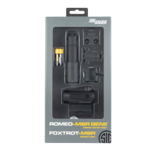 ROMEO-MSR Gen II/FOXTROT-MSR, Red Dot Sight, 1X Magnification, 20mm Objective, 2 MOA Red Dot, Matte Finish, Black, Includes Foxtrot MSR Compact Light SORMSR101-FMSRC
