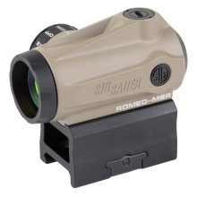ROMEO MSR GEN II, Red Dot, 20mm Objective, 2 MOA Dot, Matte Finish, Flat Dark Earth, Includes Absolute Co Witness Mount SORMSR111