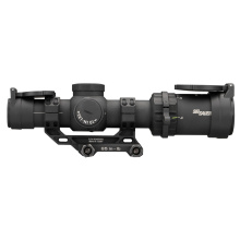 TANGO MSR Compact, Rifle Scope, 1-10 Magnification, First Focal Plane, Illuminated BDC 10 Reticle, 24mm Objective, 30mm Main Tube, Black, Includes ALPHA MSR 1.535 Mount/Flip Back Covers SOTMC11002