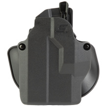 Solis, Outside Waistband Holster, Fits SIG P320C with Small Light, Paddle Mounted, Laminate Construction, Black, Right Hand 1343119