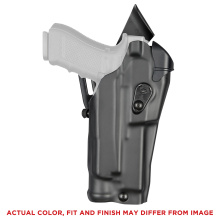Model 6390RDS ALS Mid-Ride Level I Retention Duty Holster, Fits Glock 17 w/Light, Right Hand, STX Tactical Black Finish 6390RDS-832-131