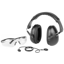 Impulse Range Kit 1.0, Foam Impulse Hearing Protection, Ultra-Compact Earmuffs, HD Flex Protective Eyewear with Clear Lens TCI-IMPULSE-RANGE-KIT-1.0