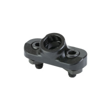 QD Socket, Sling Mount, Anti Rotation, Fits M-LOK Rail, Angled, QPQ Finish, Black 4140ANGLEDSOCKET