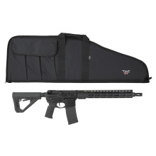 M4-L89 Rifle, Semi-automatic, AR, 5.56 NATO, 14.5" Barrel with Pinned and Welded HUXWRX Flash Hider (16" OAL), Anodized Finish, Black, B5 Pistol Grip, B5 Bravo Stock, 30 Rounds, 1 Magazine M4-L89-556-145-HUX-RIFLE-A-BLK