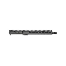 Broadsword Upper Receiver, Upper Receiver, .223 Wylde, 14.5" Barrel with Pinned and Welded HUXWRX Mount (16" OAL), Fits AR-15, Matte Finish, Black, Includes 13.75" L89 Rail, Does Not Include BCG or Charging Handle U-BS-L89-556-145-HUX