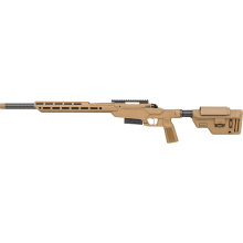 2020 Heatseeker, Bolt Action Rifle, 308 Winchester, 20" Carbon Fiber Barrel, 1:10 Twist, Threaded 5/8X24, Cerakote Finish, Coyote, Sharps Bros Heatseeker Chassis, B5 Systems P-Grip 23 and Collapsible Precision Stock, TriggerTech Adjustable Trigger, 5 Rou