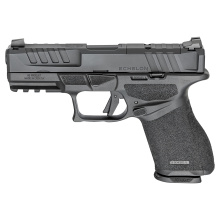 Echelon 4.0C, Semi-automatic, Striker Fired, Polymer Framed Pistol, Full Size, 9MM, 4" Barrel, Melonite Finish, Black, Crimson Trace CT-1500, Optics Ready Slide, White Dot Front Sight, Tactical Rack U-Dot Rear, 5 Magazines, (3)-15 Round & (2)-18 Round, I