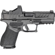 Echelon 4.0C, Semi-automatic, Striker Fired, Polymer Framed Pistol, Comp Size, 9MM, 4" Barrel, Melonite Finish, Black, Optics Ready Slide, Front Tritium Night Sight, Tactical Rack U-Dot Rear, Viridian Green Dot, 15 Rounds, 4 Magazines, Includes Range Bag