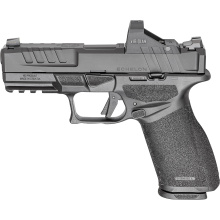 Echelon 4.0 FC, Semi-automatic, Striker Fired, Polymer Framed Pistol, Full Size, 9MM, 4" Barrel, Melonite Finish, Black, Optics Ready Slide, Front Tritium Night Sight, Tactical Rack U-Dot Rear, Viridian RFX11, 15 Rounds, 4 Magazines EC9409BFC-15-PAC