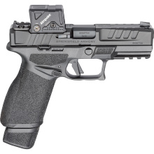 Echelon 4.0C, Semi-automatic, Striker Fired, Polymer Frame Pistol, Compact Size, 9MM, 4" Barrel, Melonite Finish, Black, Optics Ready Slide, Front Tritium Night Sight, Tactical Rack U-Dot Rear, Aimpoint COA 3.5 MOA Red Dot Sight, 2 Magazines, (1)-18 Roun
