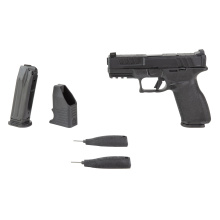 Echelon 4.0 FC, Semi-automatic, Striker Fired, Polymer Framed Pistol, Full Size, 9MM, 4" Barrel, Melonite Finish, Black, Optics Ready Slide, Front Tritium Night Sight, Tactical Rack U-Dot Rear, 15 Rounds, 2 Magazines EC9409BFC-U-15