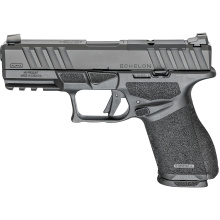 Echelon Alpha 4.0C, Semi-automatic, Striker Fired, Polymer Frame Pistol, Compact, 9MM, 4" Barrel, Melonite Finish, Black, Optics Ready Slide, Front White Dot and Tactical Rack U-Dot Rear Sights, 10 Rounds, 1 Magazine ECA9409BLC